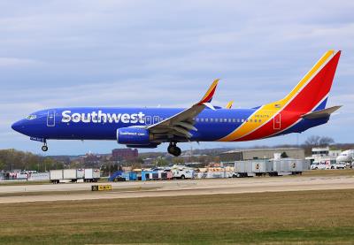 Photo of aircraft N8327A operated by Southwest Airlines