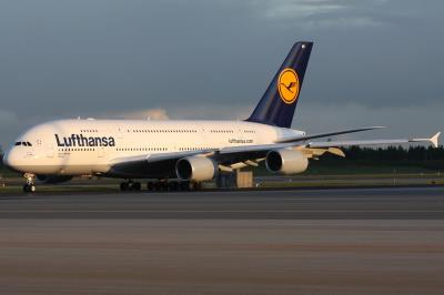 Image of aircraft registration D-AIMB - A A380-841 operated by Lufthansa