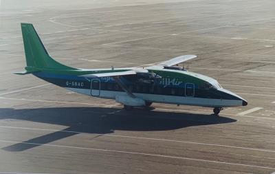 Photo of aircraft G-SBAC operated by Gill Airways