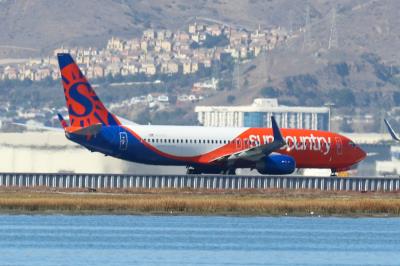 Photo of aircraft N834SY operated by Sun Country Airlines