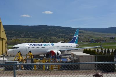 Image of aircraft registration C-GCAM - A 737-8 MAX operated by WestJet