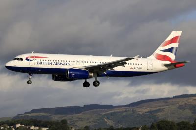 Image of aircraft registration G-EUUU - A A320-232 operated by British Airways