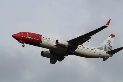 Image of aircraft registration LN-DYU - A 737-8JP(WL) operated by Norwegian Air Shuttle