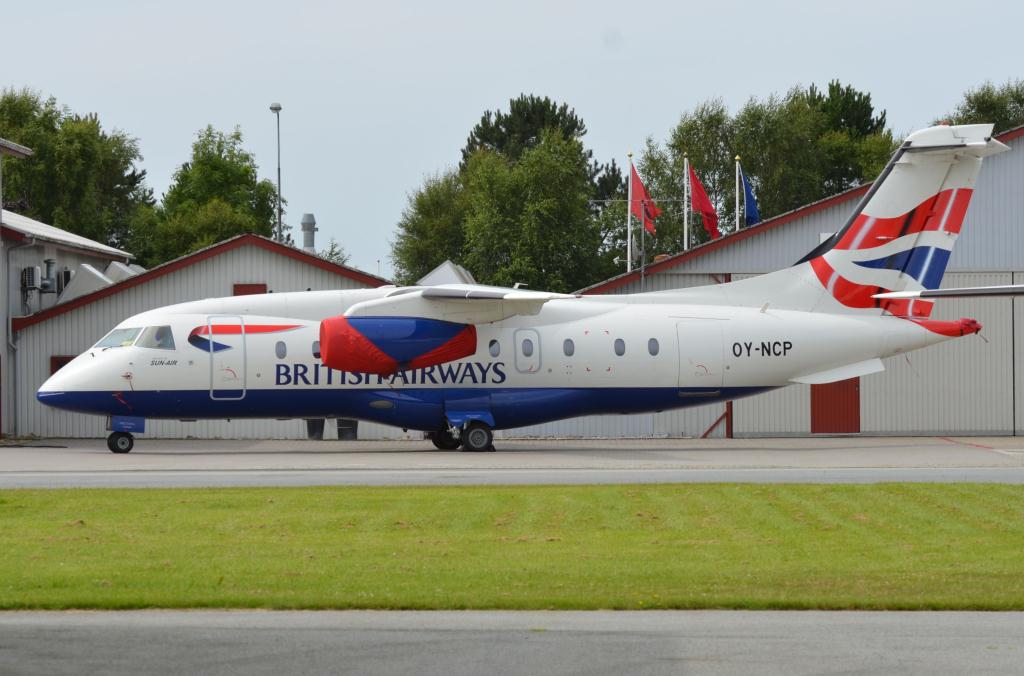 Photo of aircraft OY-NCP operated by Sun-Air of Scandinavia