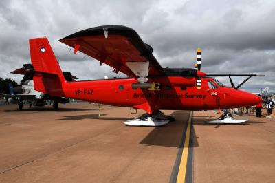 Photo of aircraft VP-FAZ operated by British Antarctic Survey