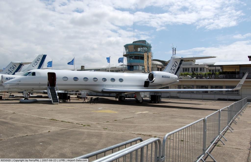 Photo of aircraft N550GD operated by Gulfstream Aerospace Corporation