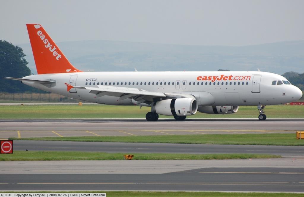 Photo of aircraft G-TTOF operated by easyJet