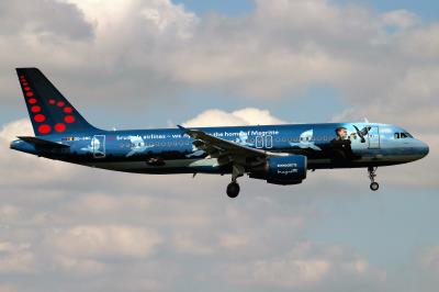 Photo of aircraft OO-SNC operated by Brussels Airlines