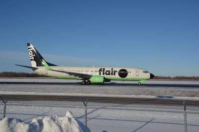Image of aircraft registration C-FFLJ - A 737-86J(WL) operated by Flair Airlines