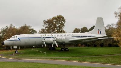 Image of aircraft registration G-AOVF - A Bristol Britannia-312 operated by RAF Museum Cosford
