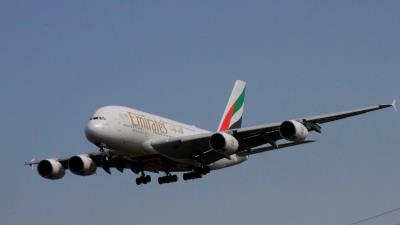 Image of aircraft registration A6-EUM - A A380-842 operated by Emirates
