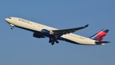 Image of aircraft registration N827NW - A A330-302 operated by Delta Air Lines
