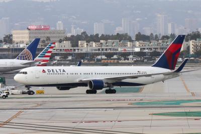 Image of aircraft registration N191DN - A 767-332(ER)(WL) operated by Delta Air Lines