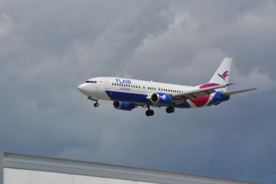 Image of aircraft registration C-FLHE - A 737-490 operated by Flair Airlines