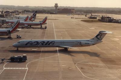Image of aircraft registration YU-ANC - A MD-82 operated by Adria Airways