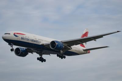 Image of aircraft registration G-VIIY - A 777-236(ER) operated by British Airways