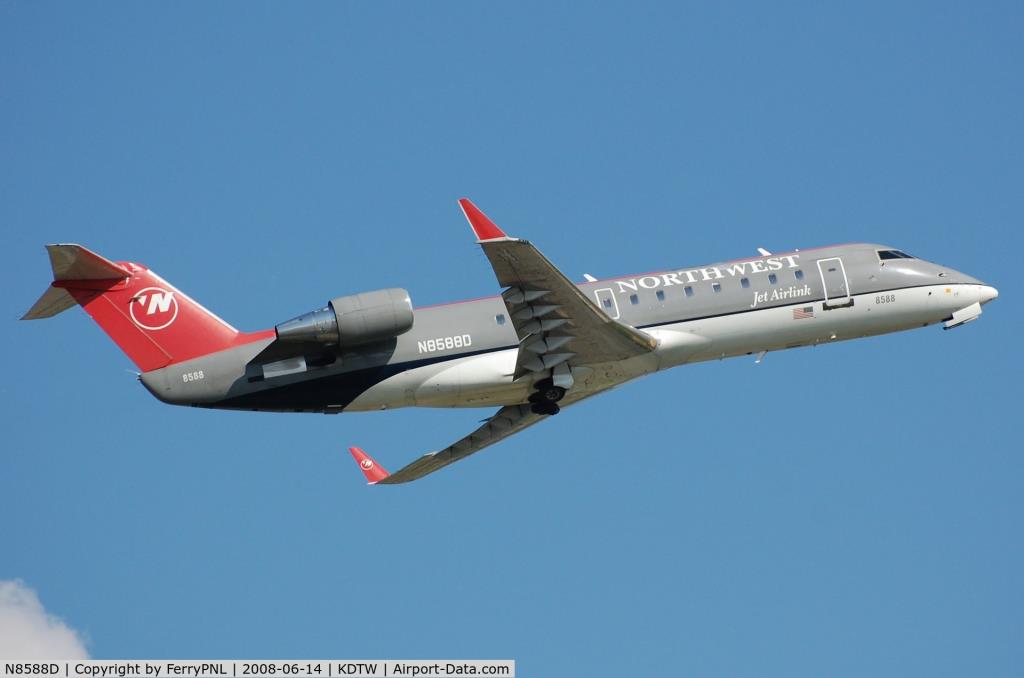 Photo of aircraft N8588D operated by Pinnacle Airlines
