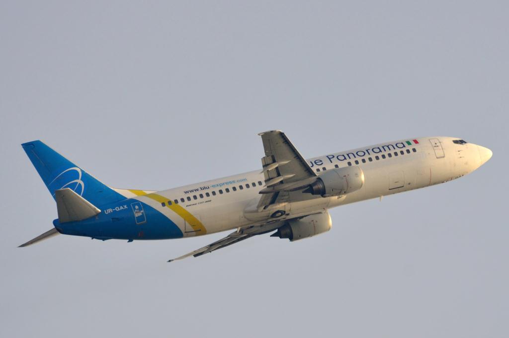 Photo of aircraft UR-GAX operated by Blue Panorama Airlines