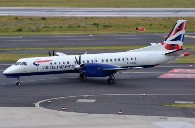 Image of aircraft registration G-CDEB - A Saab 2000 operated by BA Cityflyer