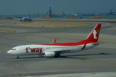Photo of aircraft HL8095 operated by T'Way Air