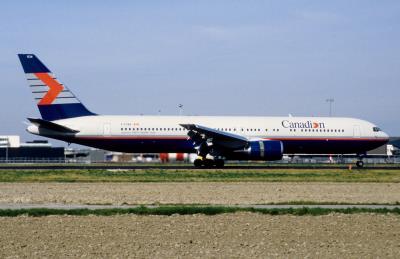 Photo of aircraft C-FCAG operated by Canadian Airlines International