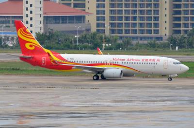 Photo of aircraft B-7377 operated by Hainan Airlines