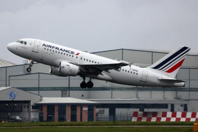 Image of aircraft registration F-GRHK - A A319-111 operated by Air France