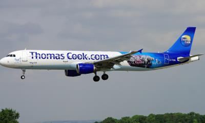 Image of aircraft registration G-TCDA - A A321-211 operated by Thomas Cook Airlines
