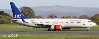 Image of aircraft registration LN-RGF - A 737-86N(WL) operated by SAS Scandinavian Airlines