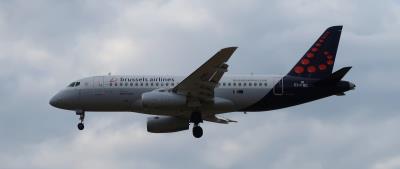 Image of aircraft registration EI-FWD - A Superjet 100-95B operated by Brussels Airlines
