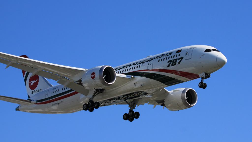 Photo of aircraft S2-AJV operated by Biman Bangladesh Airlines