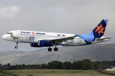 Image of aircraft registration 4X-ABG - A A320-232 operated by Israir Airlines