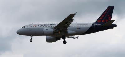 Image of aircraft registration OO-SSQ - A A319-112 operated by Brussels Airlines