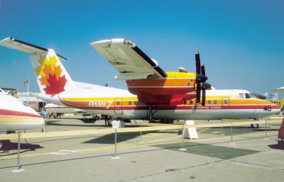 Image of aircraft registration C-GNBX - A DHC-7-100 operated by De Havilland Canada