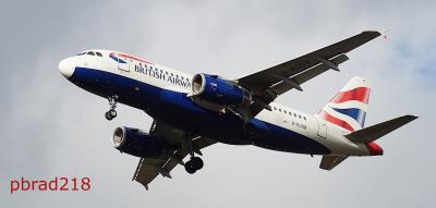 Image of aircraft registration G-EUOB - A A319-131 operated by British Airways