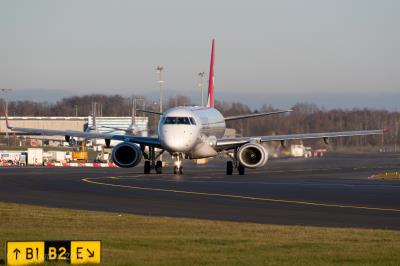 Photo of aircraft HB-JVJ operated by Helvetic Airways