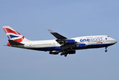Image of aircraft registration G-CIVC - A 747-436 operated by British Airways