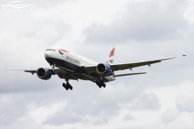Image of aircraft registration G-YMMB - A 777-236(ER) operated by British Airways