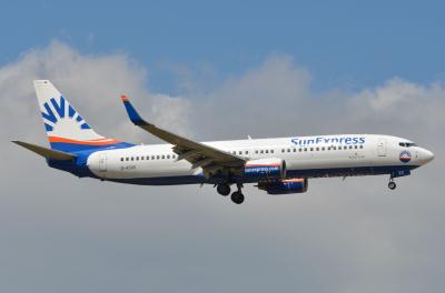 Photo of aircraft D-ASXS operated by SunExpress Germany