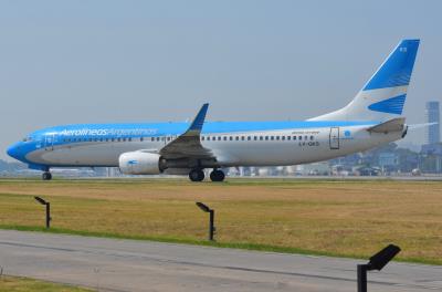 Photo of aircraft LV-GKS operated by Aerolineas Argentinas