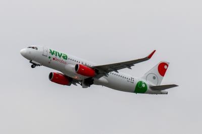 Image of aircraft registration XA-VAK - A A320-232(WL) operated by Viva Aerobus