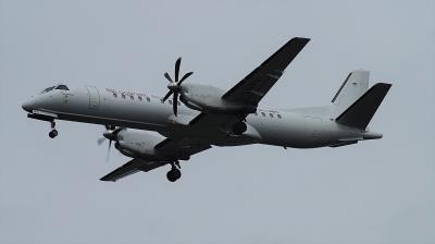 Image of aircraft registration G-LGNS - A Saab 2000 operated by Loganair