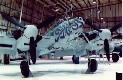 Image of aircraft registration 730301 - A Messerschmitt Bf-110G-2 operated by German Air Force (Luftwaffe)
