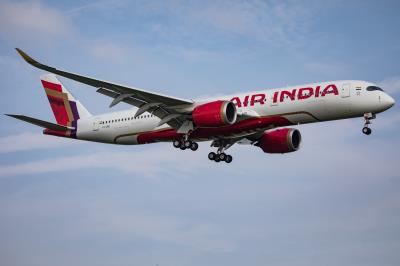 Photo of aircraft VT-JRE operated by Air India