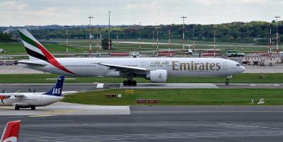 Image of aircraft registration A6-EBI - A 777-36N(ER) operated by Emirates