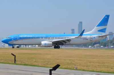 Photo of aircraft LV-FVM operated by Aerolineas Argentinas