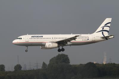 Image of aircraft registration SX-DVN - A A320-232 operated by Aegean Airlines