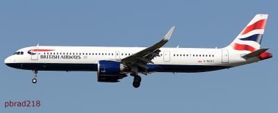 Image of aircraft registration G-NEOY - A A321-251NX(WL) operated by British Airways