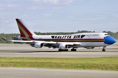 Image of aircraft registration N744CK - A 747-446BCF operated by Kalitta Air