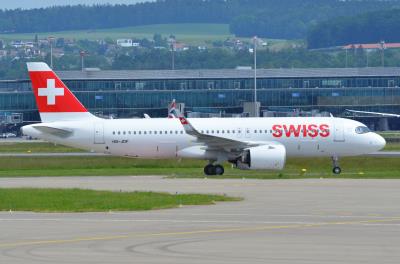 Photo of aircraft HB-JDF operated by Swiss